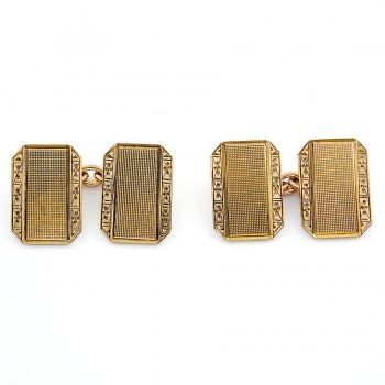 9ct gold 6.5g Cuff-links Men's jewellery